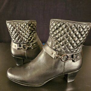 Black Monro Half Boot Size 9-1/2M